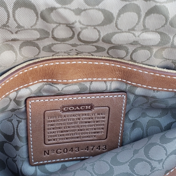 SOLD - COACH Suede Crossbody Bag - Picture 7 of 8